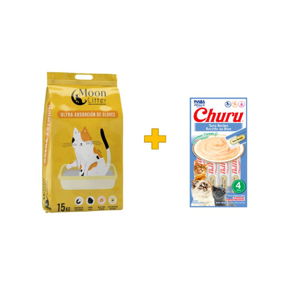 Arena Aglutinante 15 kg + 1 Churito-arena-para-gato