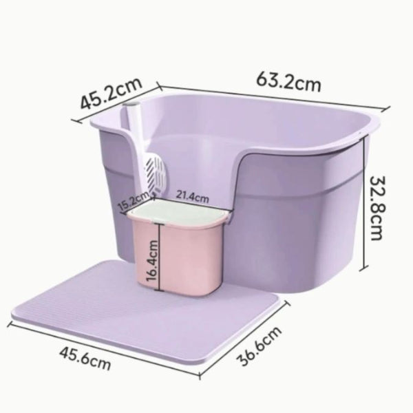 Arenero Abierto XL-arena-para-gato