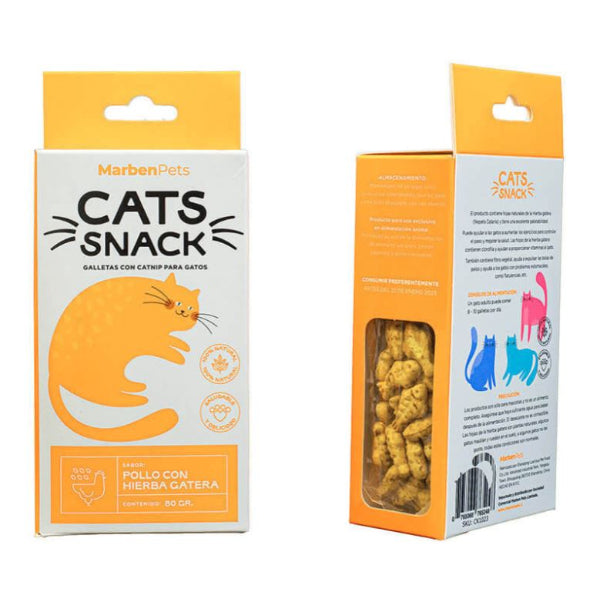 Cats Snack con hierba gatera